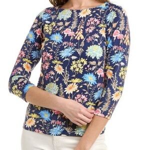 J. McLaughlin Catalina Cloth Wavesong Shirt Size Large